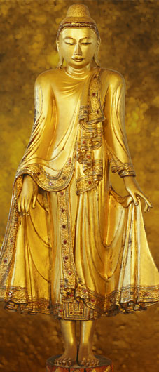 Marcos para cuadros laminas enmarcados, Standing buddha