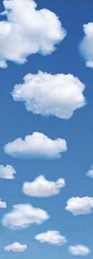 Marcos para cuadros laminas enmarcados, White clouds