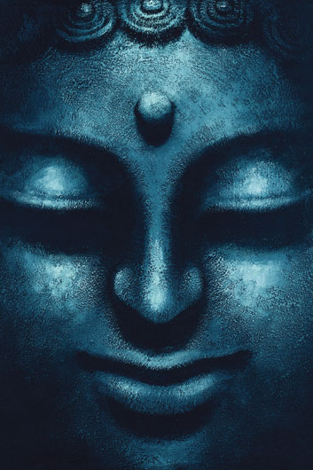 Marcos para cuadros laminas enmarcados, Blue Buddha