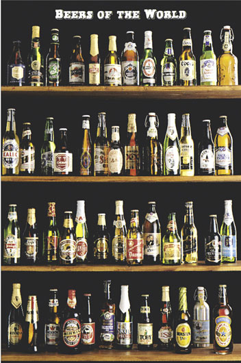 Marcos para cuadros laminas enmarcados, Beers of the world