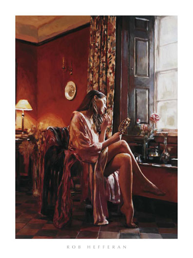 Marcos para cuadros laminas enmarcados, Femme avec miroir