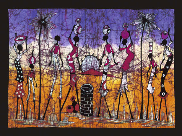 Marcos para cuadros laminas enmarcados, Gathering in the Kalahari II