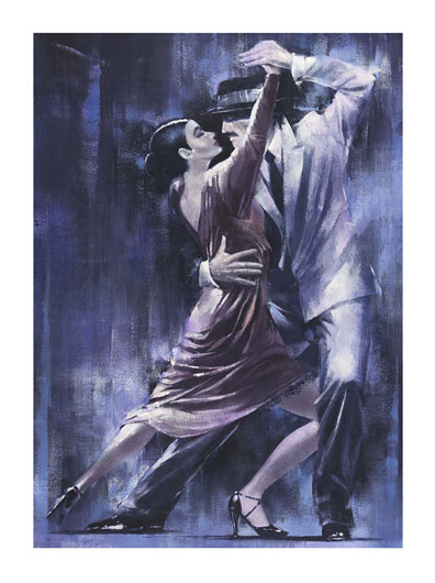Marcos para cuadros laminas enmarcados, Tango Nocturno