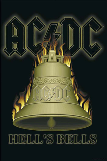 Marcos para cuadros laminas enmarcados, ACDC Hells Bells