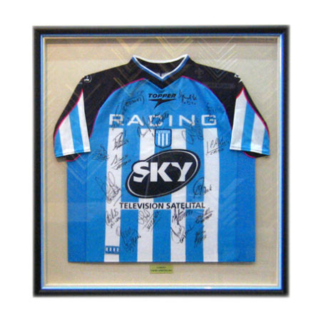 Marcos para cuadros laminas enmarcados, Enmarcado Camiseta de Racing