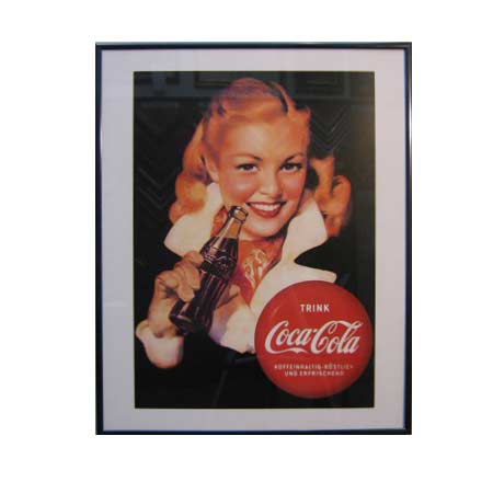 Marcos para cuadros laminas enmarcados, Coca Cola I