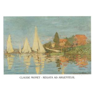 Marcos para cuadros laminas enmarcados, Regata ad Argenteuil