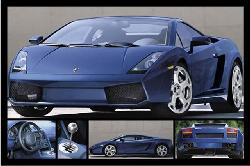 Poster - Lamborghini gallardo Marcos y Cuadros