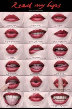 Poster - Read my lips Marcos y Cuadros