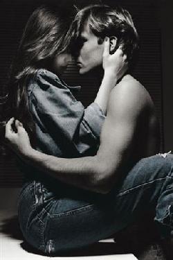 Poster - Blue jean love Enmarcado de cuadros