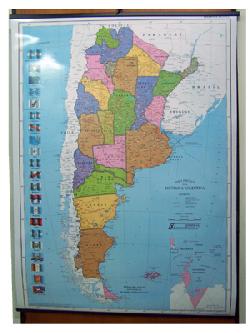 Mapa - Argentina Politico Enmarcado de laminas