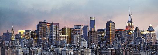 Poster para pared - Manhattan skyline Enmarcado de laminas