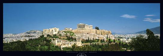 Lamina - Acropolis, Athens, Greece Marcos y Cuadros