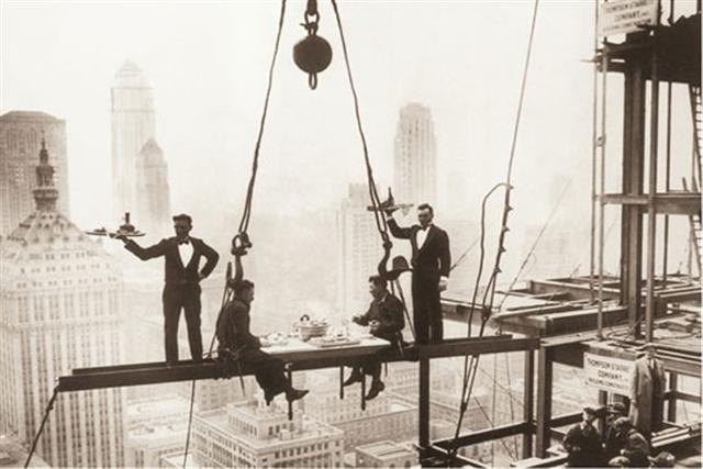 Poster - Lunch above manhattan