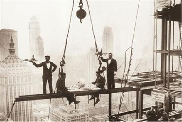 Lunch above manhattan Enmarcado de laminas