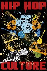 Hip Hop Culture Enmarcado de laminas