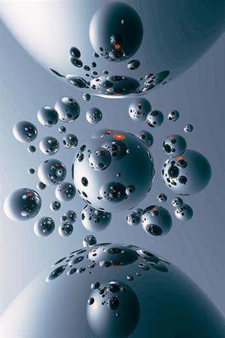 Poster - Silver satelites