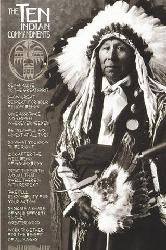 Poster - The ten indian comandaments II Enmarcado de laminas