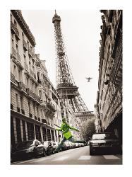 Lamina - Big Jump in Paris Enmarcado de cuadros
