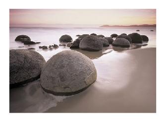 Lamina - Moeraki Morning  Enmarcado de laminas