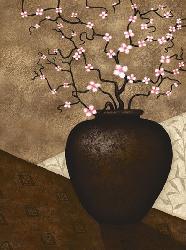 Lamina - Cherry Blossom in Vase Enmarcado de laminas