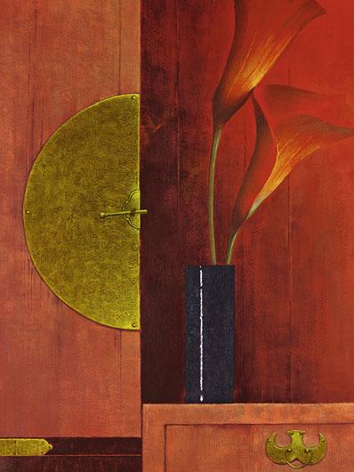 Lamina - Still Life with Red Callas I