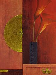 Lamina - Still Life with Red Callas I Enmarcado de cuadros