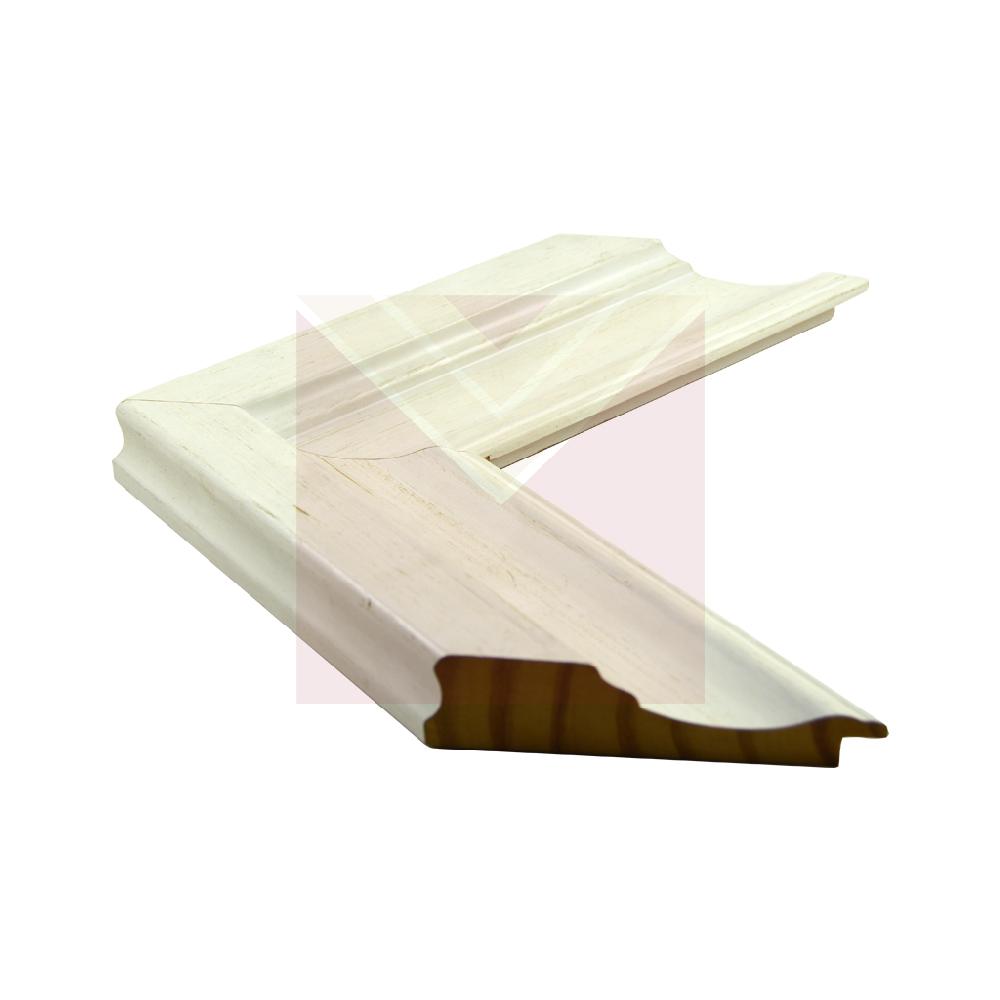 batea 75mm patinada blanca