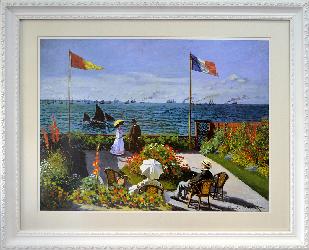 Cuadro Jardin en Sainte Adresse Monet Enmarcado de laminas