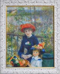 CUADRO EN LA TERRAZA (DOS HERMANAS) RENOIR Enmarcado de laminas