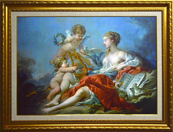 Cuadro Alegoria de la musica