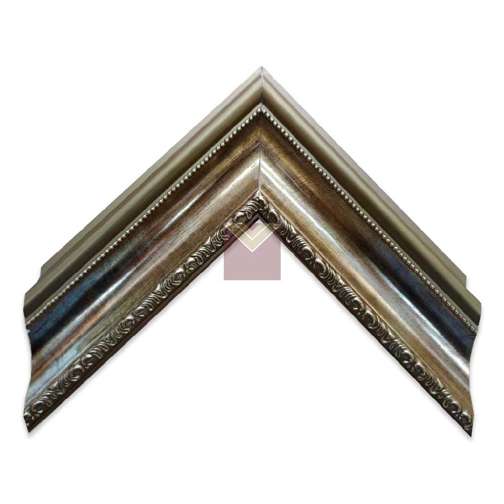 Batea con perlas friza 57x22 ORO