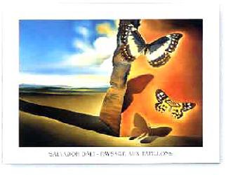 Lamina - Paysage aux papillons Enmarcado de laminas