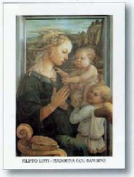Lamina - Madonna col bambino e due angeli Marcos y Cuadros