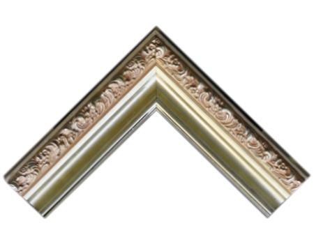 Batea frizada 90 * 50 mm plata