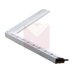 BATEA 2 cm LABRADA blanca Enmarcado de cuadros