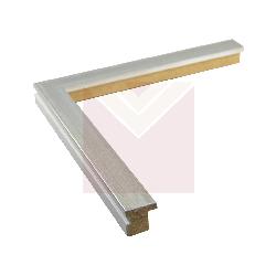 CHATA 20X20 ZETA S PLATA-BLANCO           Enmarcado de cuadros
