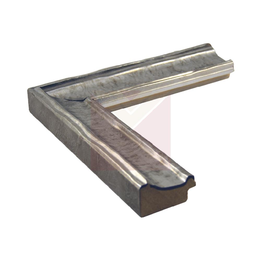 MARTELLATO PLATA  45X25 MM                