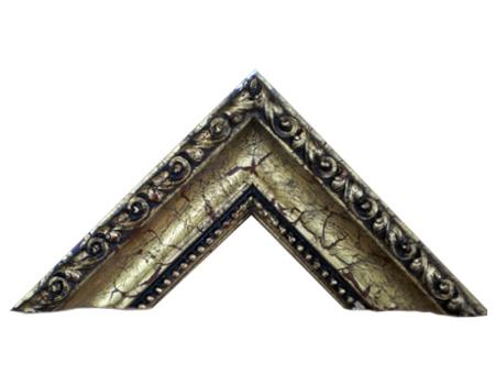 Batea 65*40 mm cordon y perla oro antiguo