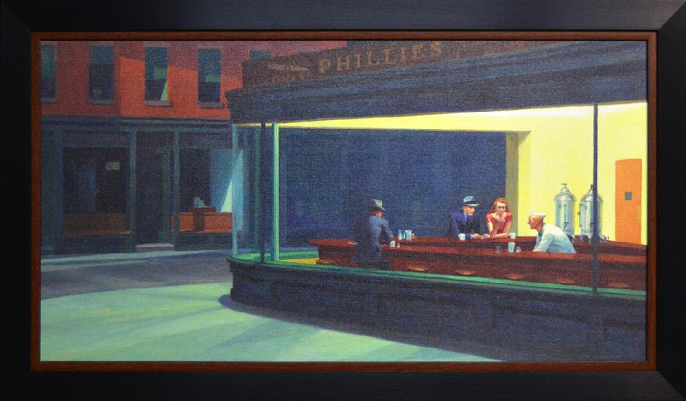 CUADRO HALCONES DE LA NOCHE HOPPER