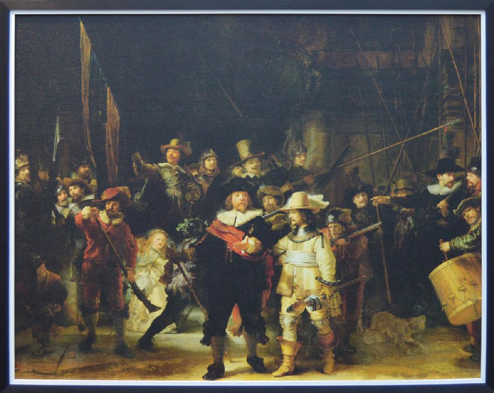 CUADRO LA RONDA DE NOCHE REMBRANDT
