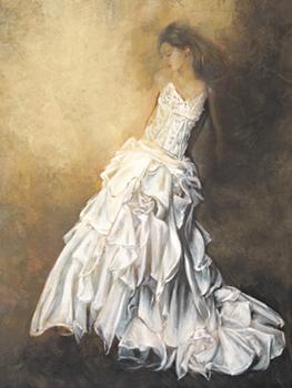 Lamina - Donna in bianco
