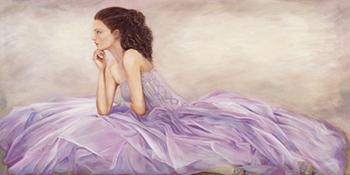 Lamina - Donna in rosa