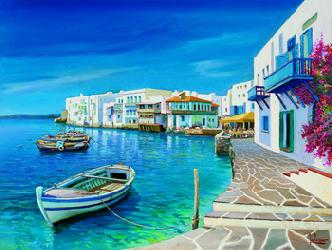 Lamina - Porticciolo greco Enmarcado de laminas