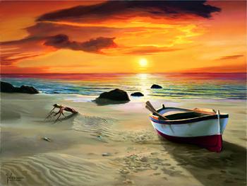 Lamina - Spiaggia al tramonto 