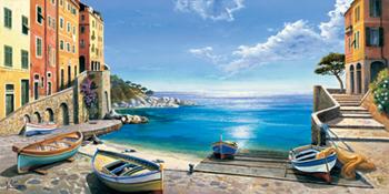 Lamina - II Porticciolo Enmarcado de laminas