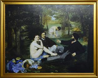 CUADRO ALMUERZO SOBRE LA HIERBA MANET Enmarcado de laminas