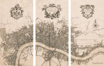 Plan of the City of London, 1720
