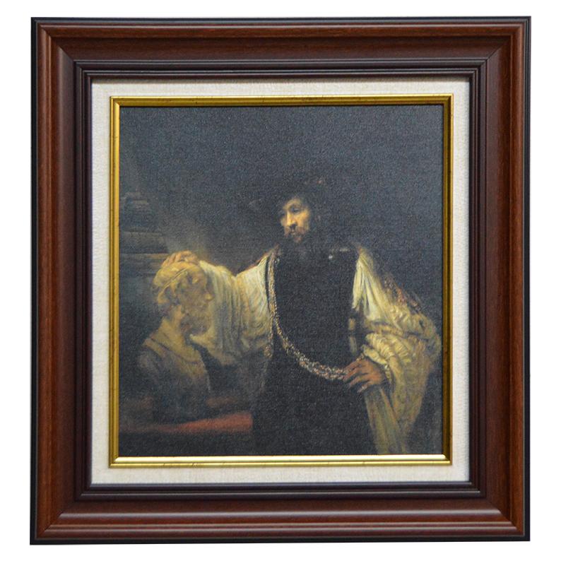CUADRO Aristoteles contemplando el busto de Homero