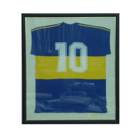 Enmarcado de Camiseta Boca del 81